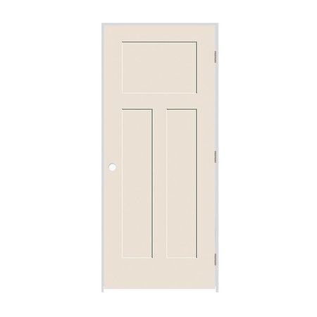 TRIMLITE Molded Door 36" x 80", Primed White 3068MHCCRALH26D6916
